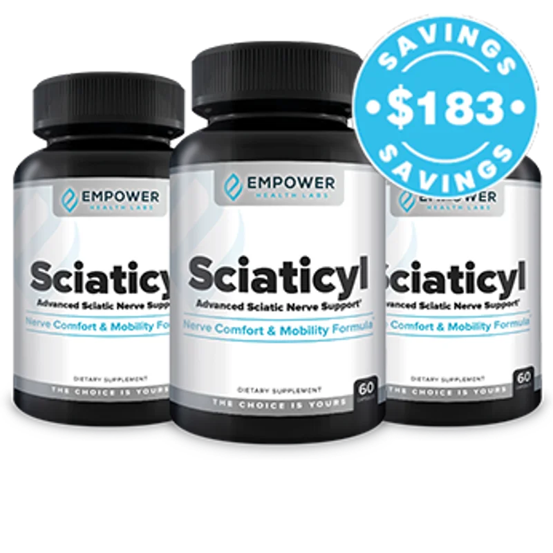 Sciaticyl Joint & Mobility Support — 3 Bottle / 90 Day Pack