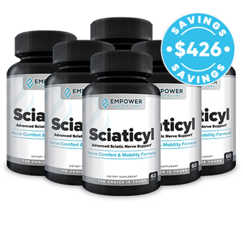 Sciaticyl Joint & Mobility Support — 6 Bottle / 180 Day Pack